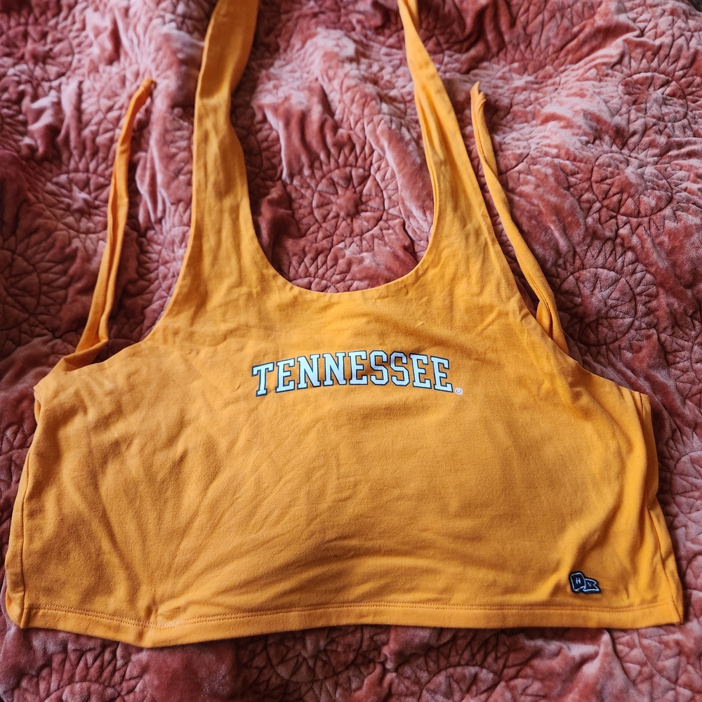Hype & Vice Tennessee Orange Women's Crop Top